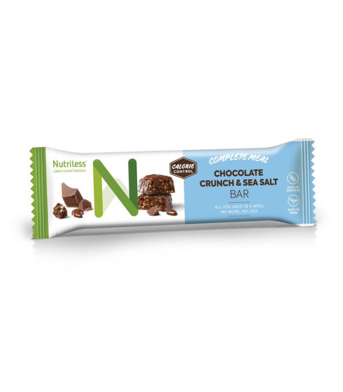 Nutriless pieniško šokolado ir kukurūzų dribsnių batonėlis, 60 g.