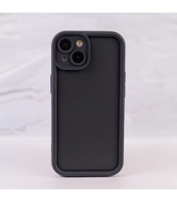 Dėklas su paaukštintais kraštais RIM TPU telefonui Samsung Galaxy A16 4G, A16 5G, juodas