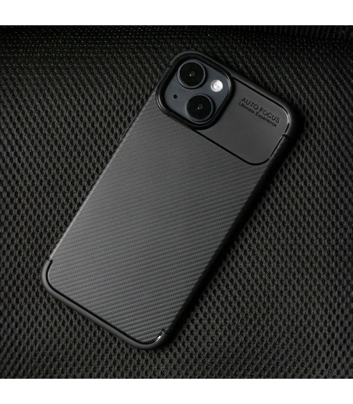 Juodas dėklas Carbon Black skirtas Google Pixel 9 Pixel 9 Pro