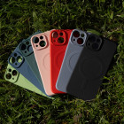 Magnetinis dėklas Simple Color Mag, skirtas Samsung Galaxy A15 4G A15 5G, rožinis