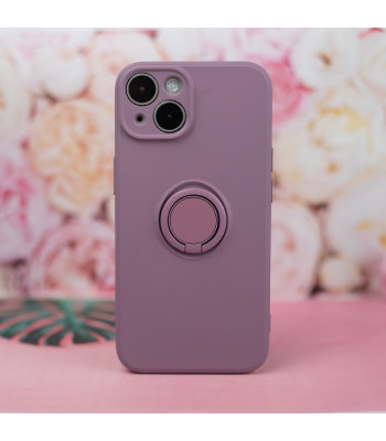 Dėklas Finger Grip su pirštų laikikliu, skirtas Samsung Galaxy A16 4G, A16 5G, violetinės spalvos