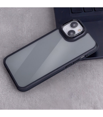 Dėklas Crystal Black, skirtas iPhone 16 6,1, juodas