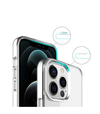 Dėklas Crystal telefonui iPhone 16 Pro Max 6,9 permatomas
