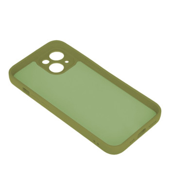 Silikoninis dėklas, skirtas Samsung Galaxy A25 5G (global) alyvuogių spalvos
