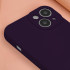 Silikoninis dėklas iPhone 15 6,1 slyvų spalvos