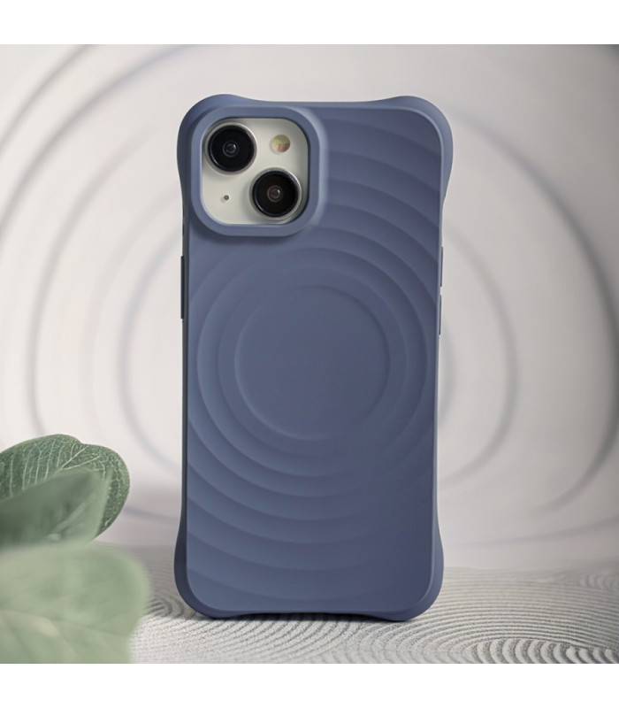 Magnetinis dėklas Circle Mag telefonui iPhone 16 Pro 6,3, mėlynas