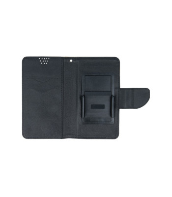 Dėklas knygutė Smart Fancy, skirtas iPhone 16 6,1 auksinis-juodas
