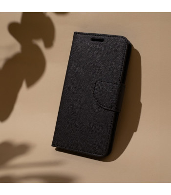 Dėklas knygutė Smart Fancy, skirtas iPhone 16 Plus 6,7 juodos spalvos