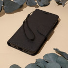 Dėklas knygutė Smart Fancy, skirtas iPhone 16 Pro 6,3, juodas