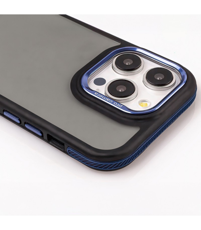 Crystal Black dėklas skirtas Xiaomi Redmi A3 4G (Global) mėlynas