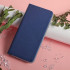 Dėklas knygelė Smart Magnet, skirtas Motorola Moto E14 tamsiai mėlynas