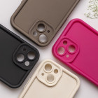 Dėklas su paaukštintais kraštais Rim TPU telefonui Samsung Galaxy A34 5G smėlio spalvos
