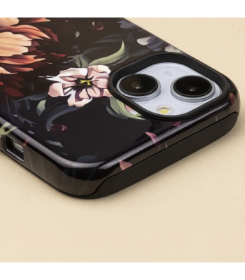 Dekoratyvinis dėklas iPhone 14 Pro Max 6,7 su bijūnu dizainu