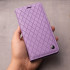 Telefono dėklas knygelė Smart Caro, skirtas Xiaomi Redmi Note 13 Pro 4G, Poco M6 Pro, violetinės spalvos
