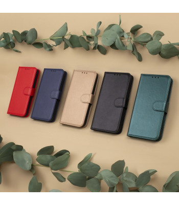 Dėklas knygelė Smart Classic telefonui iPhone 16 Pro Max 6,9 aukso spalvos
