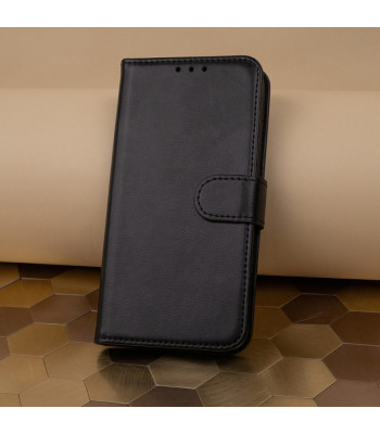 Dėklas knygelė Smart Classic telefonui iPhone 16 Plus 6,7 juodos spalvos