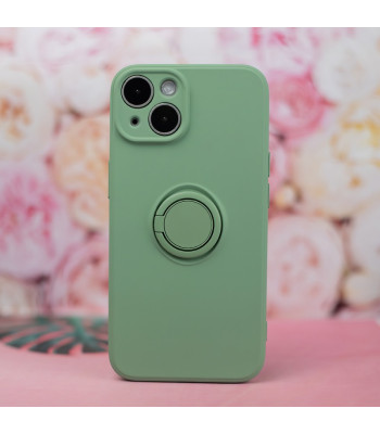 Dėklas Finger Grip su pirštų laikikliu, skirtas iPhone 16 Pro Max 6,9 mėtinės spalvos