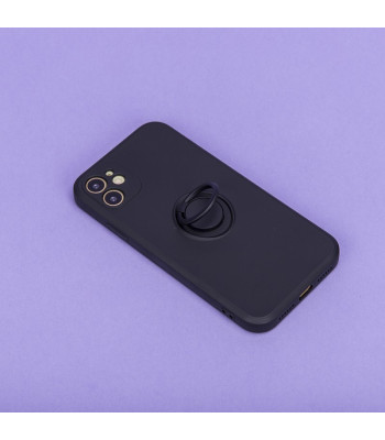 Dėklas Finger Grip su pirštų laikikliu, skirtas iPhone 16 Plus 6,7 juodas