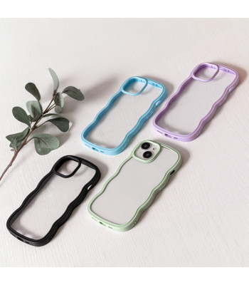 Banguotas dėklas Wave, skirtas iPhone 7 8 SE 2020 SE 2022 juodos spalvos