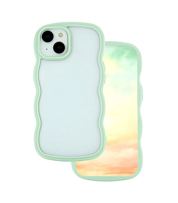 Banguotas dėklas Wave, skirtas iPhone 14 6,1 žalias