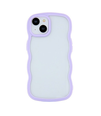 Banguotas dėklas Wave, skirtas Samsung Galaxy S24, violetinės spalvos