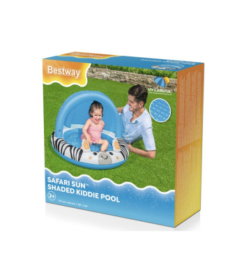 "Bestway" pripučiamas baseinas su stogu ZEBRA 97cm Safari Sun 52559
