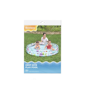 Bestway pripučiamas vaikų baseinas SEA WORLD 152x30cm 51004