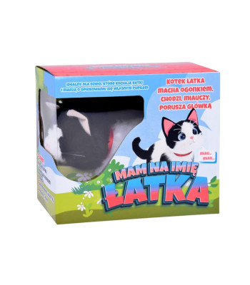 Interaktyvus Pet Cat PATCH vaikšto, miaukia, judina uodegą ZA5364