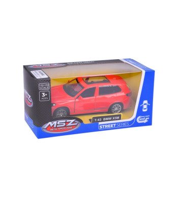 MSZ kolekcionuojamas modelis, licencijuotas metalinis automobilis BMW X5M 1:43 ZA5459
