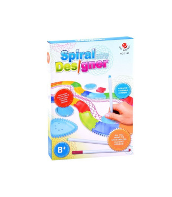 Spirografo rinkinys Mokomasis žaislas spiralės Pagalbinė piešimo priemonė TA0080
