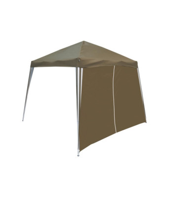 Sulankstoma pavėsinė Lifetime Garden 3x3x2.45m, ruda, 2xšoninės sienos