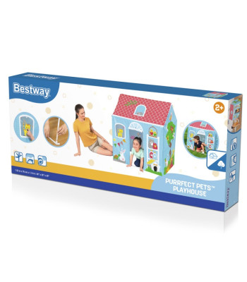 "Bestway" spalvingas vaikų namelis sode ir kambaryje 52007
