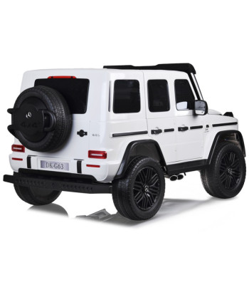 Akumuliatorinis automobilis Mercedes G class 63 AMG 4x4 Panel Radio 2 asmenys PA0309
