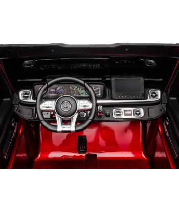 Akumuliatorinis automobilis Mercedes G class 63 AMG 4x4 Panel Radio 2 asmenys PA0309
