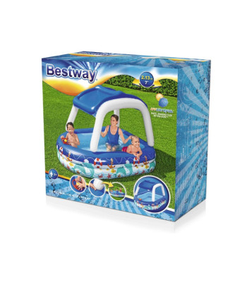 "Bestway" plaukimo baseinas su skydeliu, vairas, irklavimo baseinas 54370