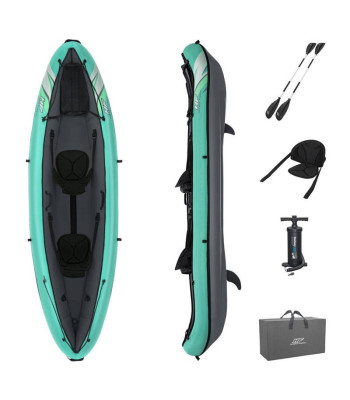 Bestway 2 asmenų baidarė Ventura Elite X2 pripučiama valtis Hydro Force irklai 65052