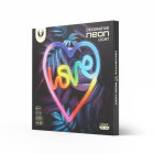 Neono LED RGB LOVE IN HEART FLRN02 + RC Forever Light