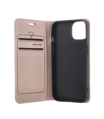 "Smart Caro" dėklas "Samsung Galaxy A20e" (SM-A202F), smėlio spalvos