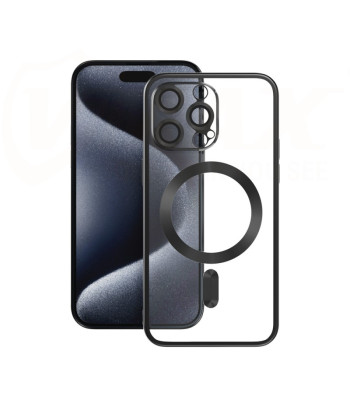 "Vmax" galvanizavimo magnetinis TPU dėklas "iPhone 12" 6,1 juodas