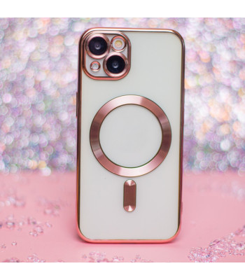 Spalva "Chrome Mag" dėklas "iPhone 15 Pro Max" 6,7 rožinio aukso spalvos