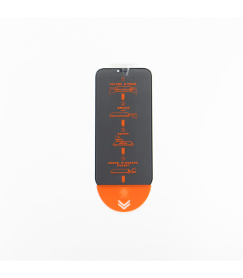 Grūdintas stiklas 9D Easy Tool, skirtas "iPhone 15 Plus" 6,7 privatumo