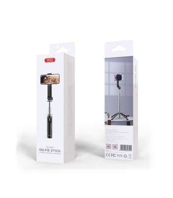 "XO" asmenukių lazda "Bluetooth" trikojis SS11 juodas 100 cm