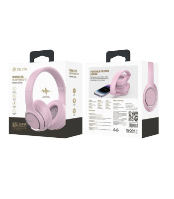 "Devia" "Bluetooth" ausinės Kintone pink