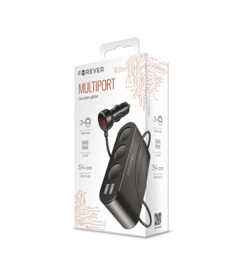 "Forever" automobilio lizdo daliklis 2xUSB 2,4A
