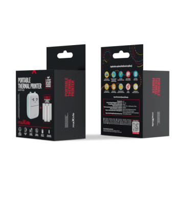 "Maxlife" "Bluetooth" terminis spausdintuvas MXTP-100 mėlynos spalvos