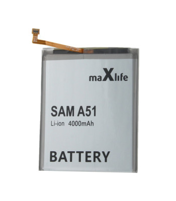 "Maxlife" baterija, skirta "Samsung Galaxy A51 5G A515 EB-BA516ABY" 4000 mAh