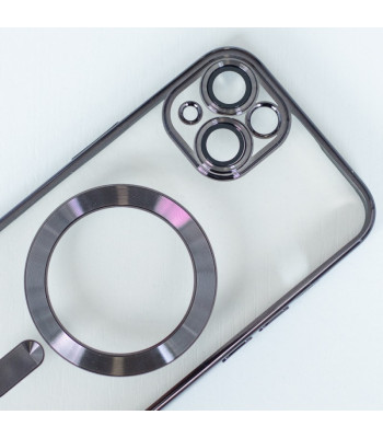Spalva "Chrome Mag" dėklas, skirtas "iPhone 15 Pro 6,1", juodas