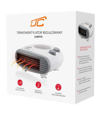 Baltas šildytuvas LTC 1000/2000W - 230V - plonas