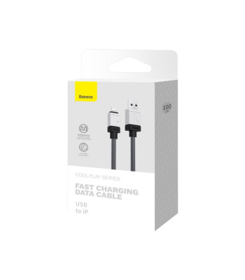 "Baseus" laidas CoolPlay USB - Lightning 1m 2,4A juodas