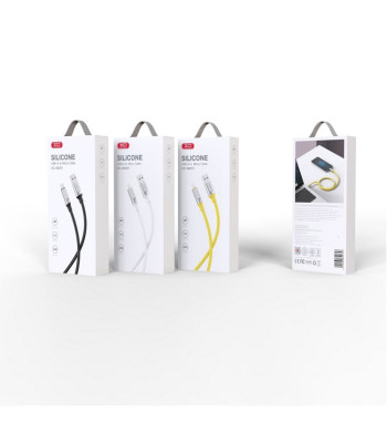 XO kabelis NB251 USB - microUSB 1,0 m 6A white